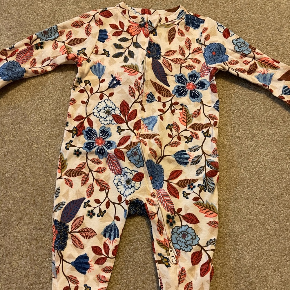Old Navy Floral Footie Pajamas!